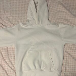 Aritzia White Hoodie very tiny bit of staining as shown in the photo
